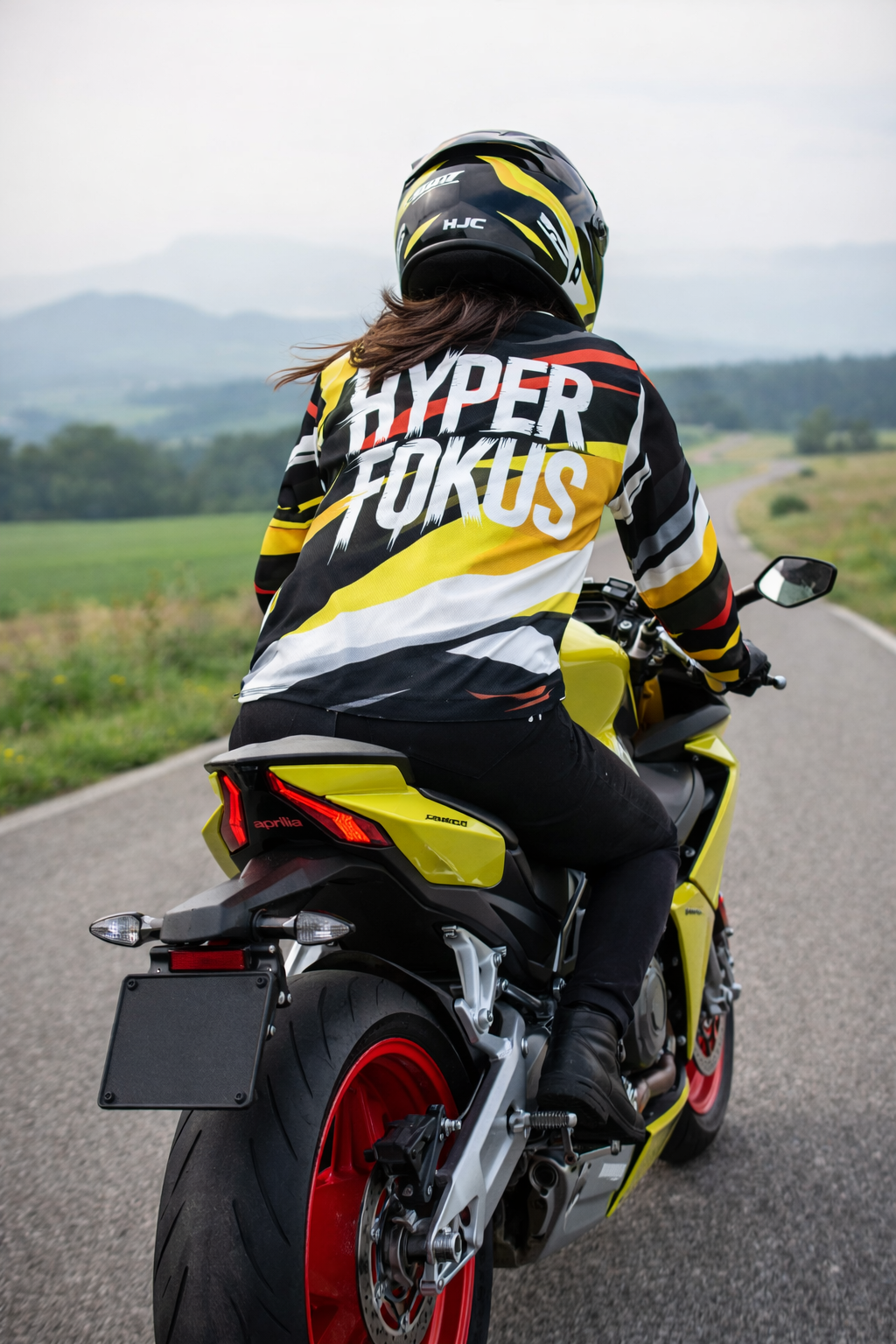 Yellow Beast Motorrad Trikot