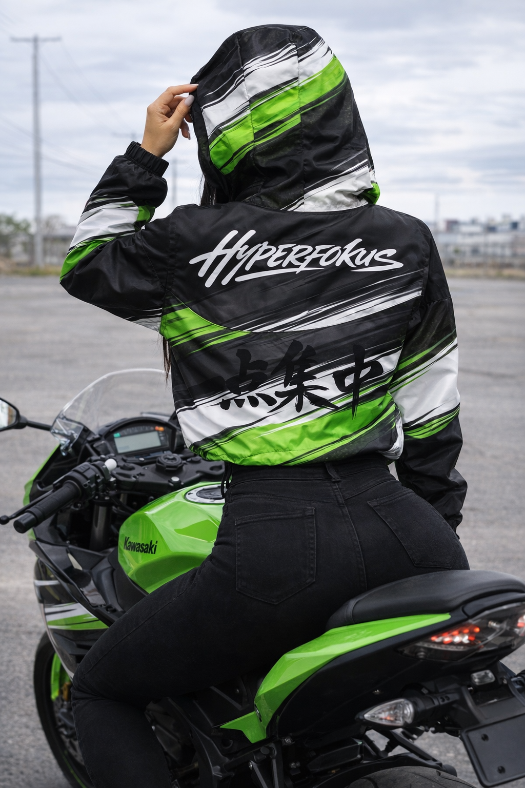 Samurai Bauchfreier Windbreaker für Damen