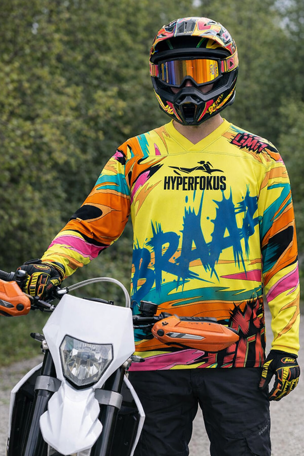 Braap on Fire Motorrad Trikot