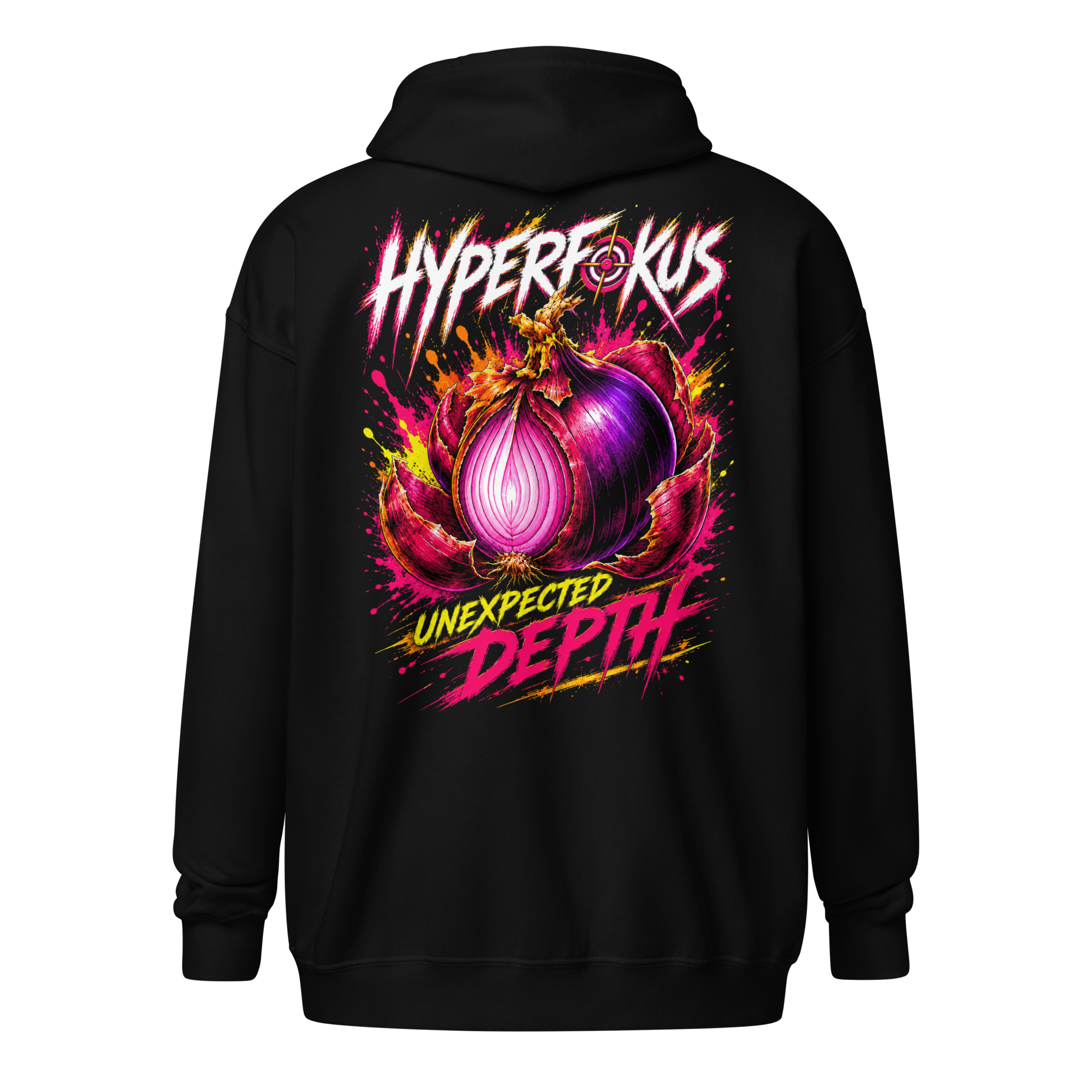 ADHS Hyperfokus Unexpetcted Depth Zip Hoodie