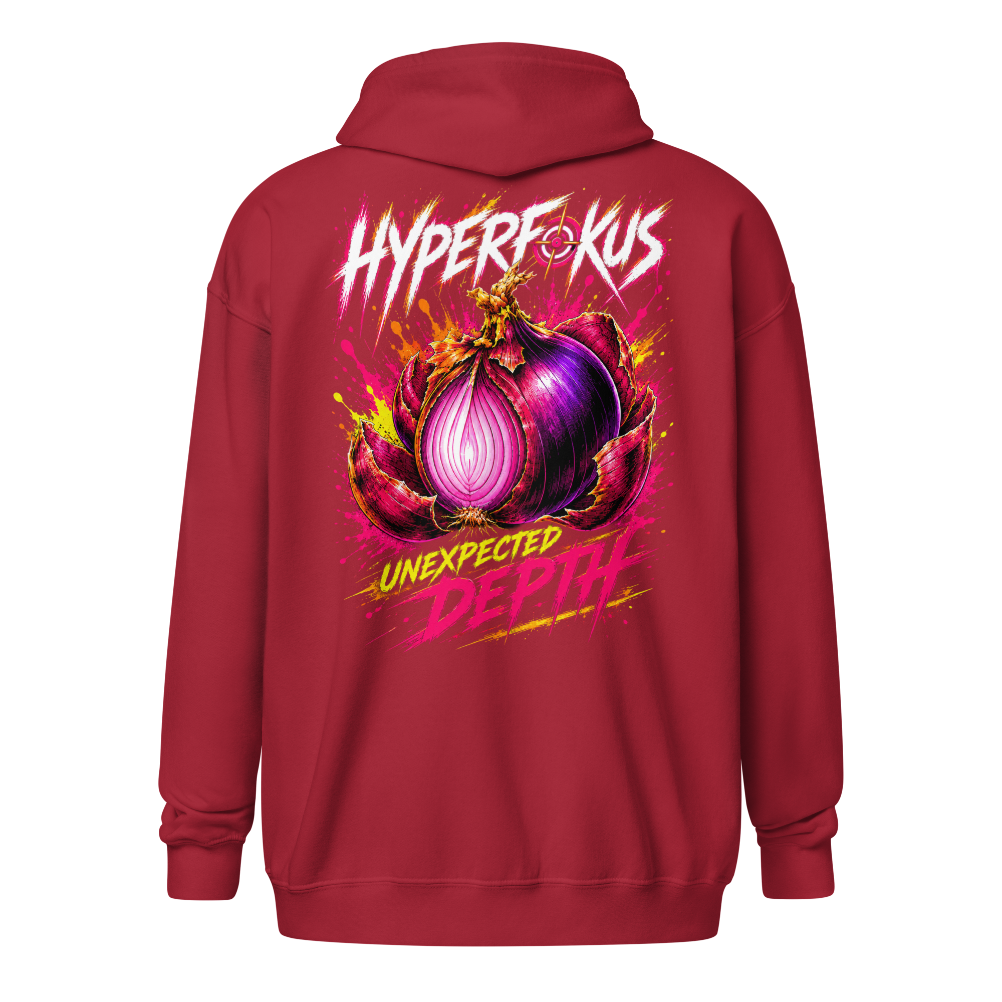 ADHS Hyperfokus Unexpetcted Depth Zip Hoodie