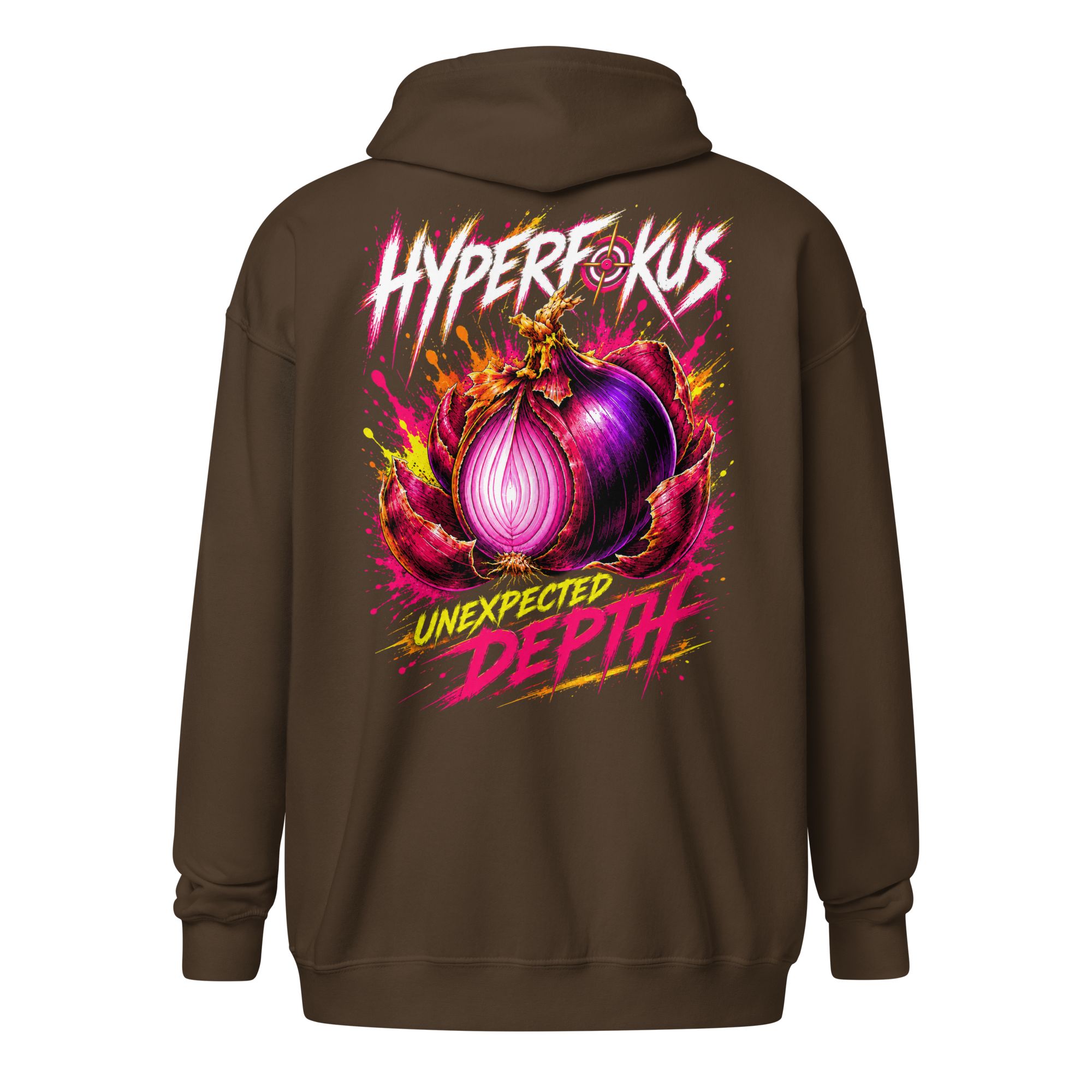 ADHS Hyperfokus Unexpetcted Depth Zip Hoodie