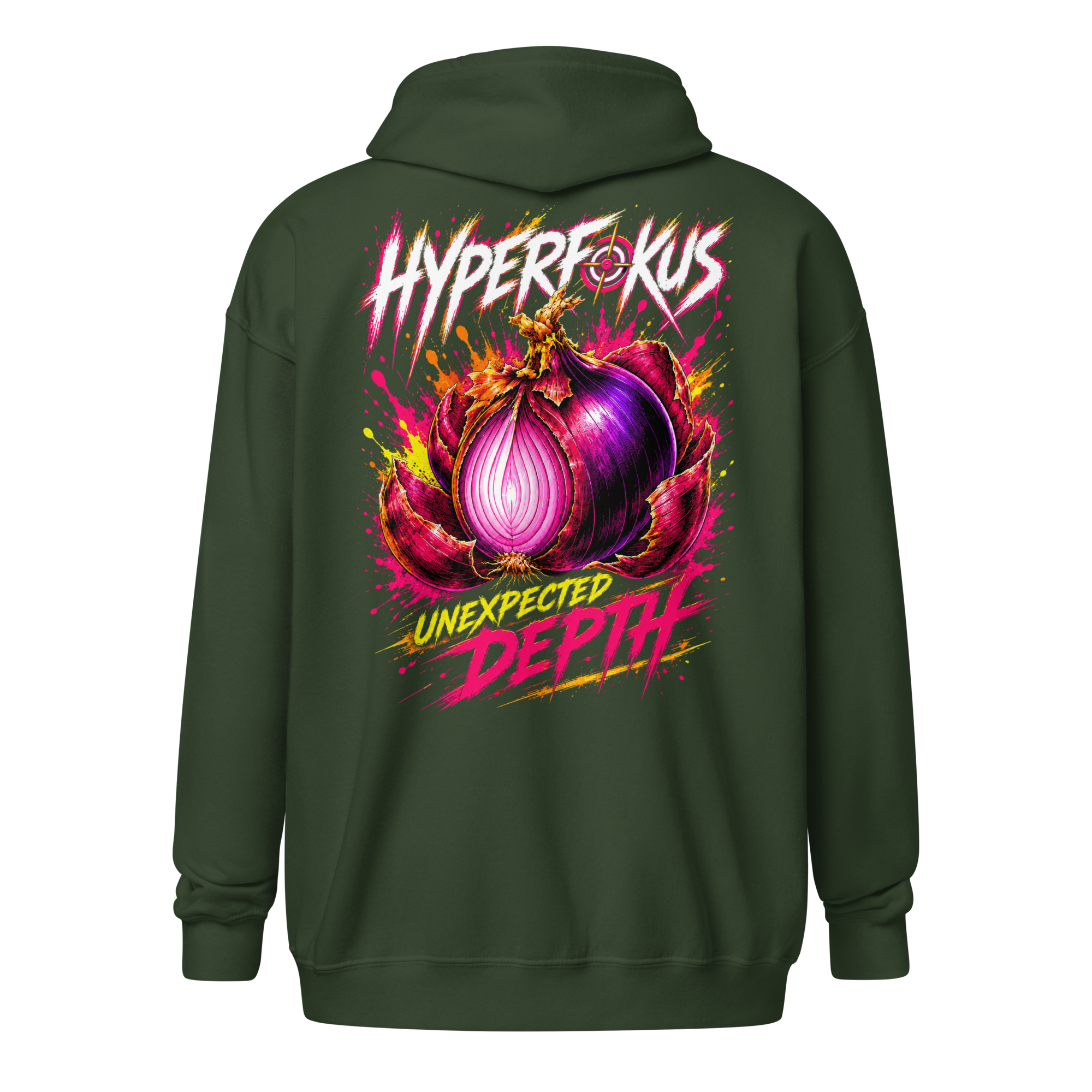 ADHS Hyperfokus Unexpetcted Depth Zip Hoodie