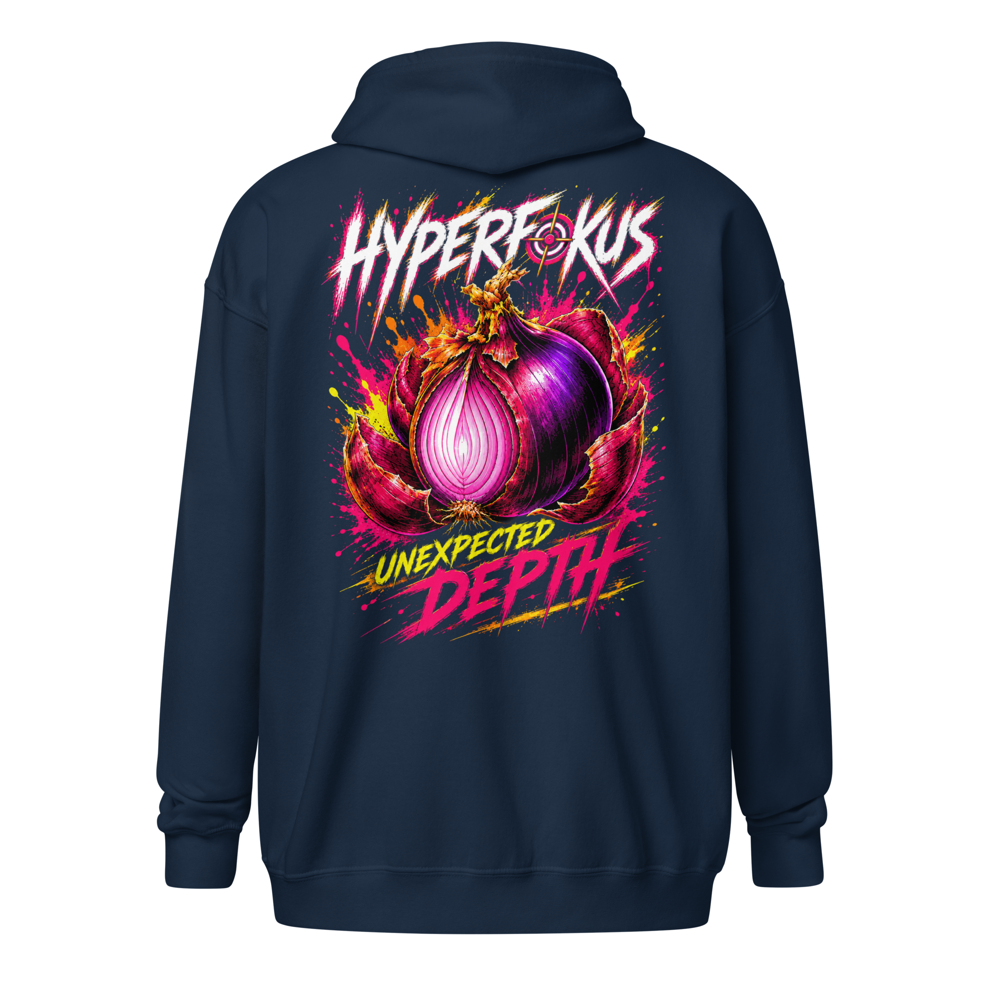 ADHS Hyperfokus Unexpetcted Depth Zip Hoodie