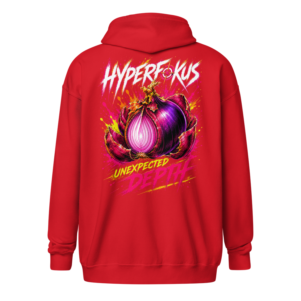 ADHS Hyperfokus Unexpetcted Depth Zip Hoodie