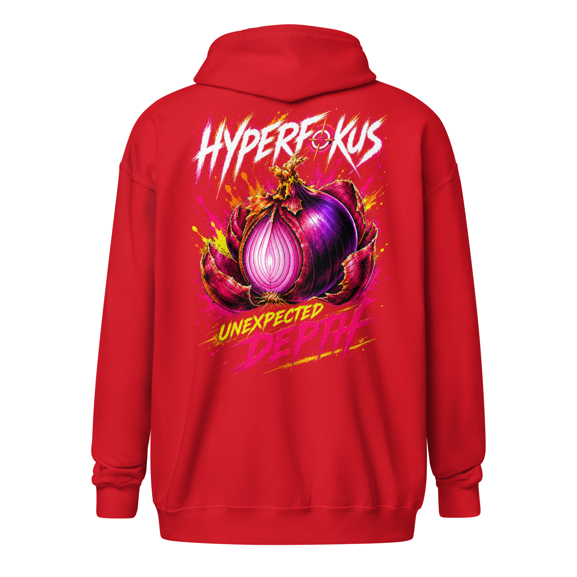 ADHS Hyperfokus Unexpetcted Depth Zip Hoodie