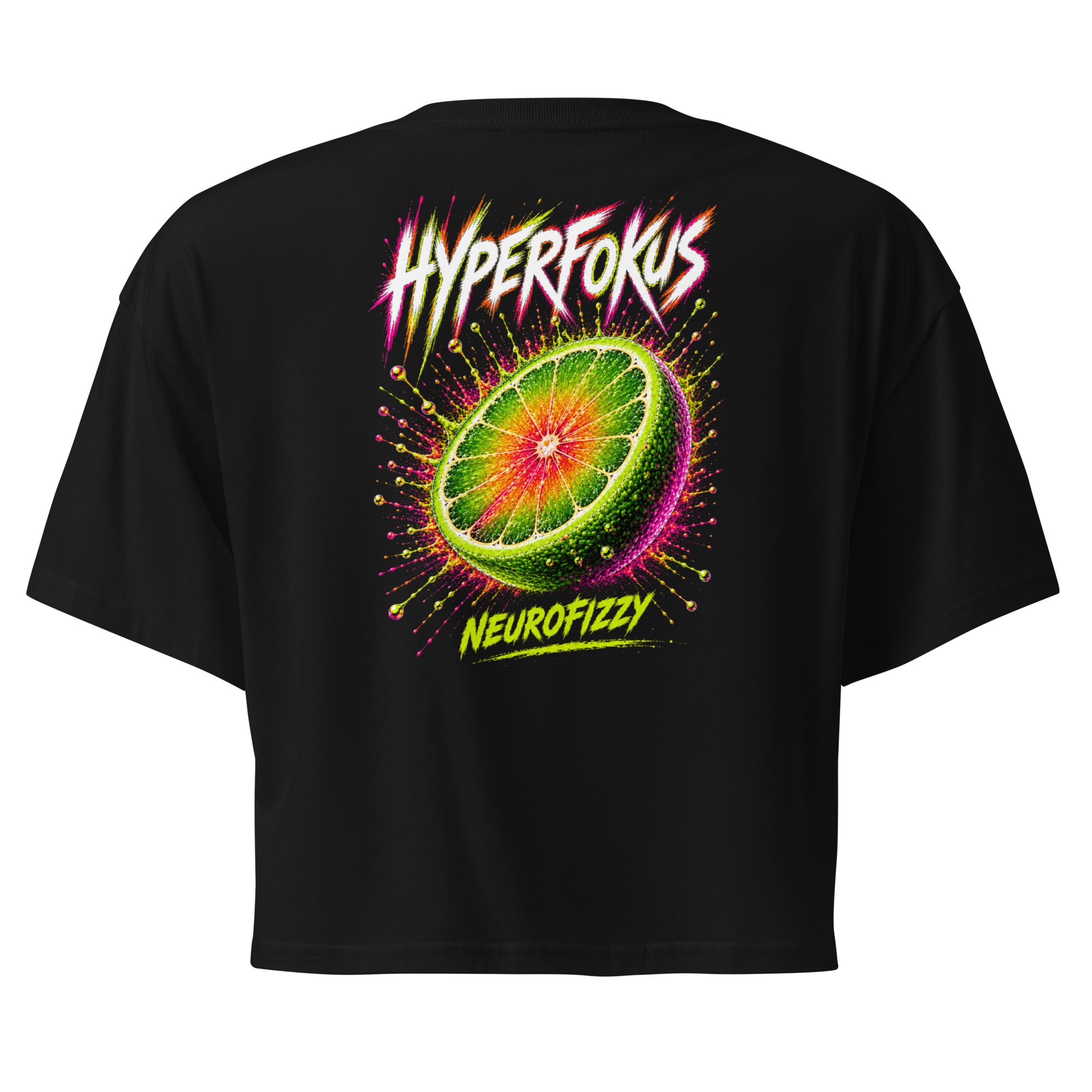 ADHS Hyperfokus Neurofizzy Damen-Crop-Top