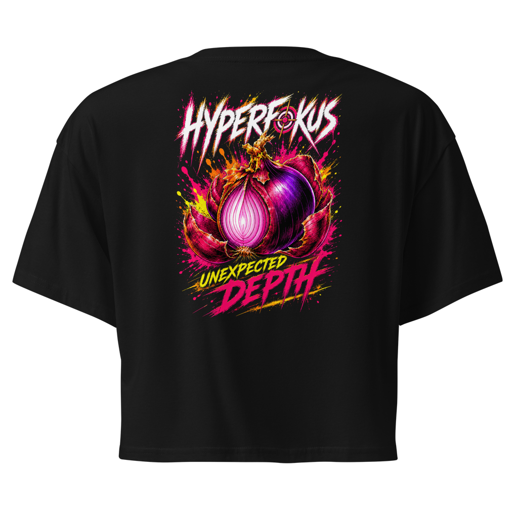 ADHS Hyperfokus Unexpetcted Depth Damen-Crop-Top