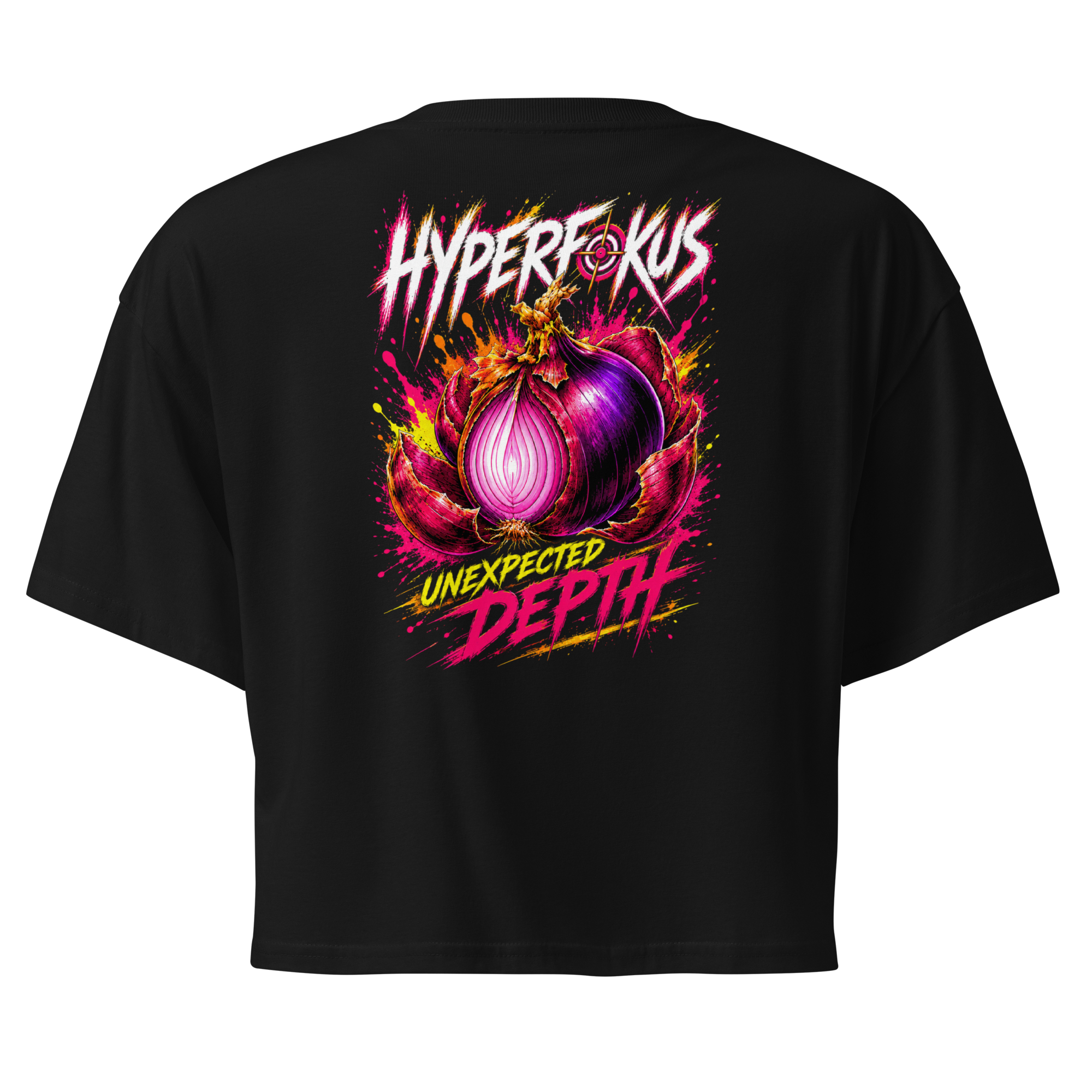 ADHS Hyperfokus Unexpetcted Depth Damen-Crop-Top