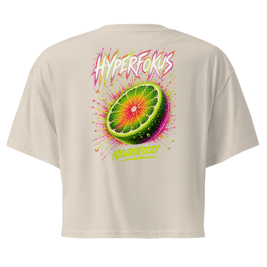 ADHS Hyperfokus Neurofizzy Damen-Crop-Top