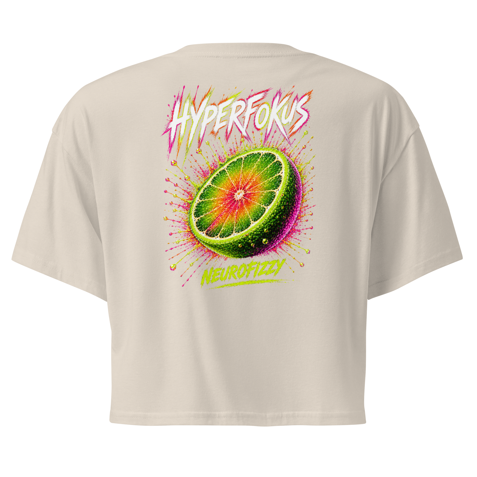 ADHS Hyperfokus Neurofizzy Damen-Crop-Top
