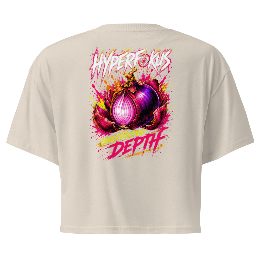 ADHS Hyperfokus Unexpetcted Depth Damen-Crop-Top