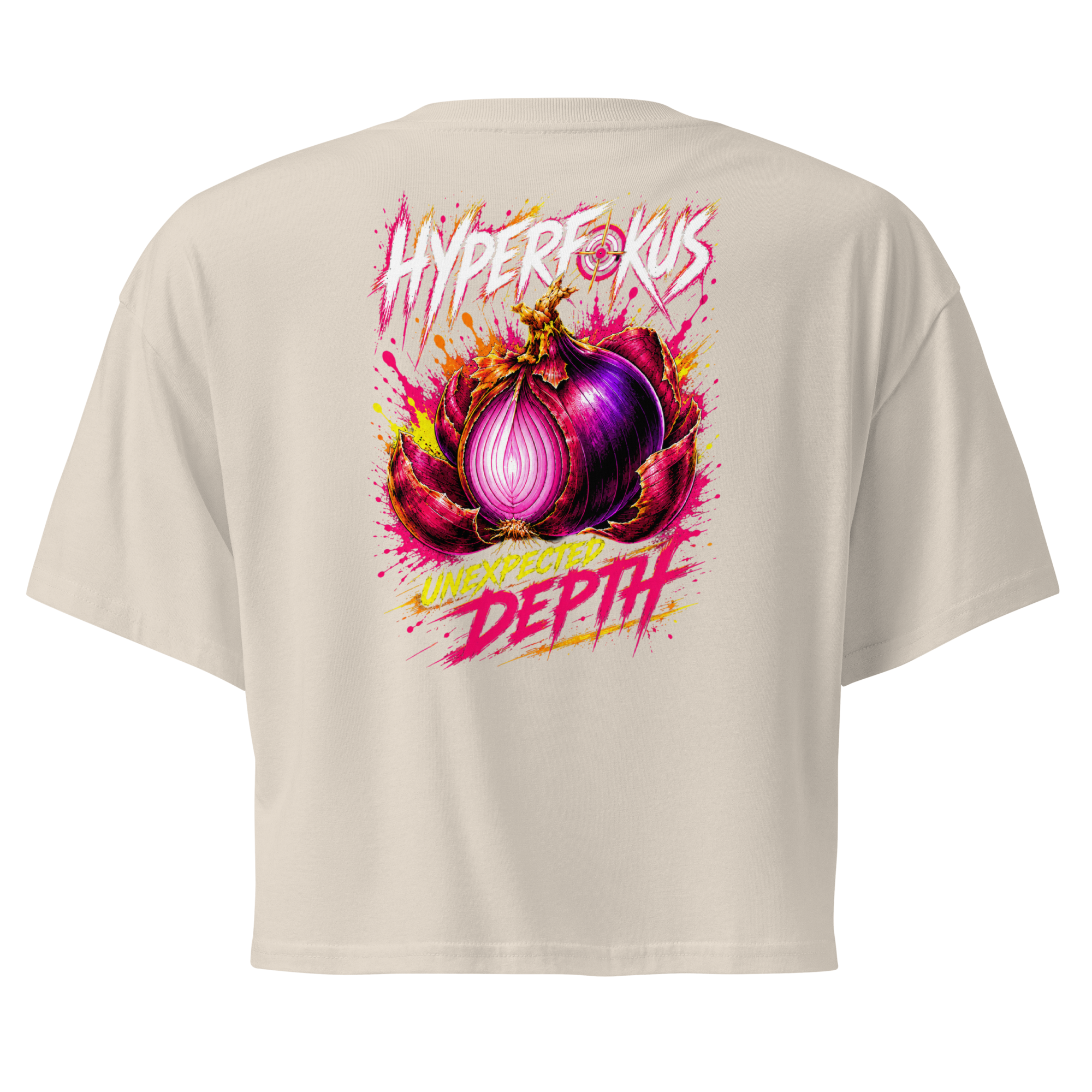 ADHS Hyperfokus Unexpetcted Depth Damen-Crop-Top