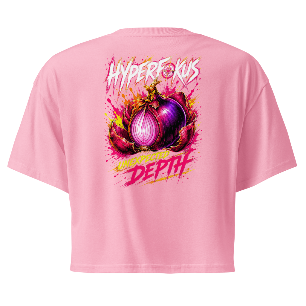 ADHS Hyperfokus Unexpetcted Depth Damen-Crop-Top