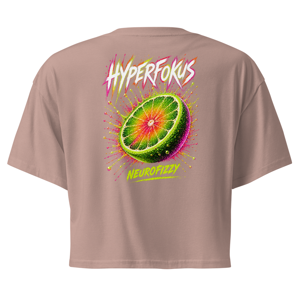 ADHS Hyperfokus Neurofizzy Damen-Crop-Top