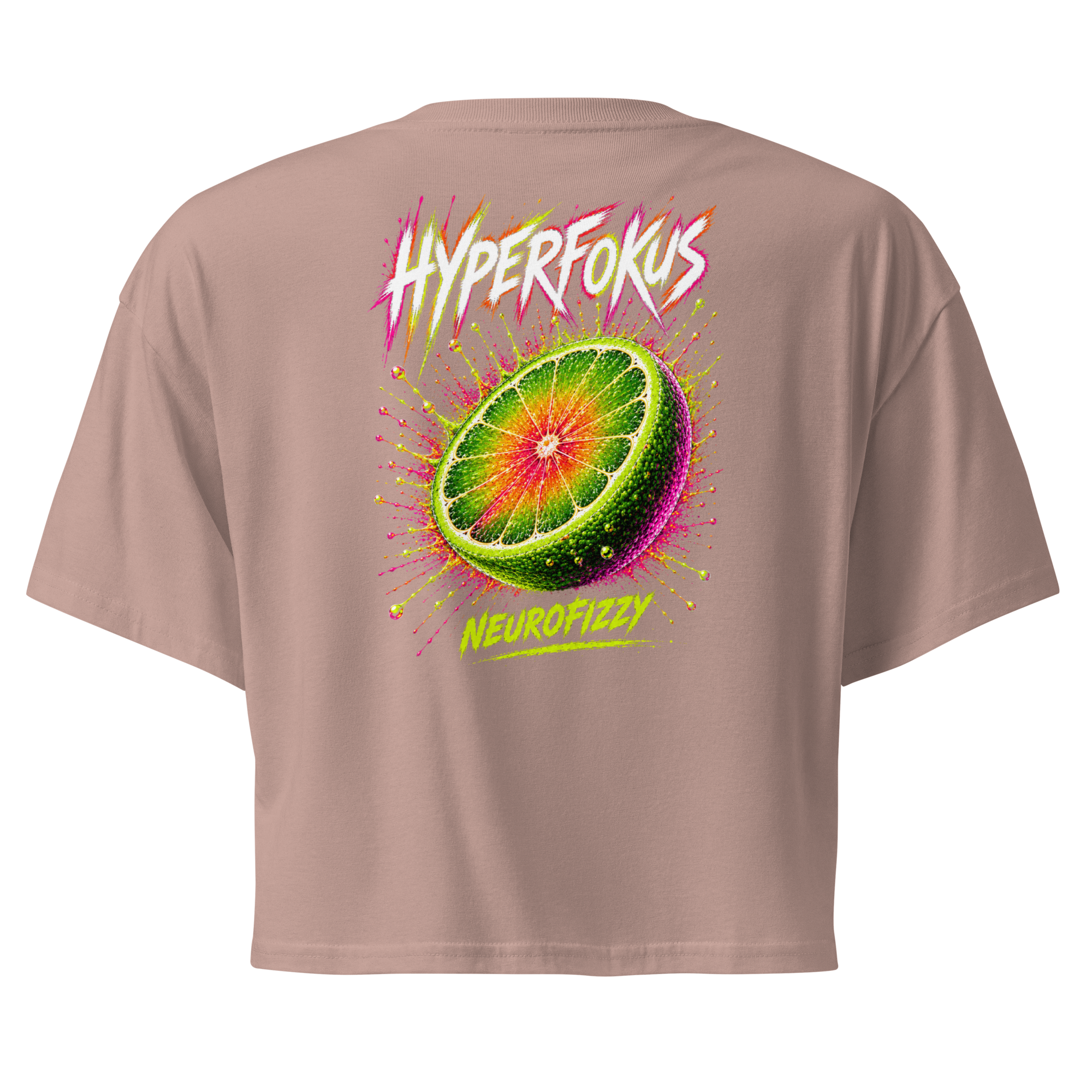 ADHS Hyperfokus Neurofizzy Damen-Crop-Top