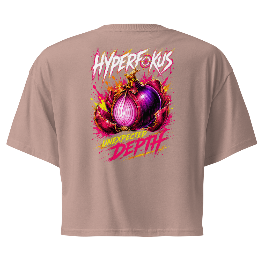 ADHS Hyperfokus Unexpetcted Depth Damen-Crop-Top