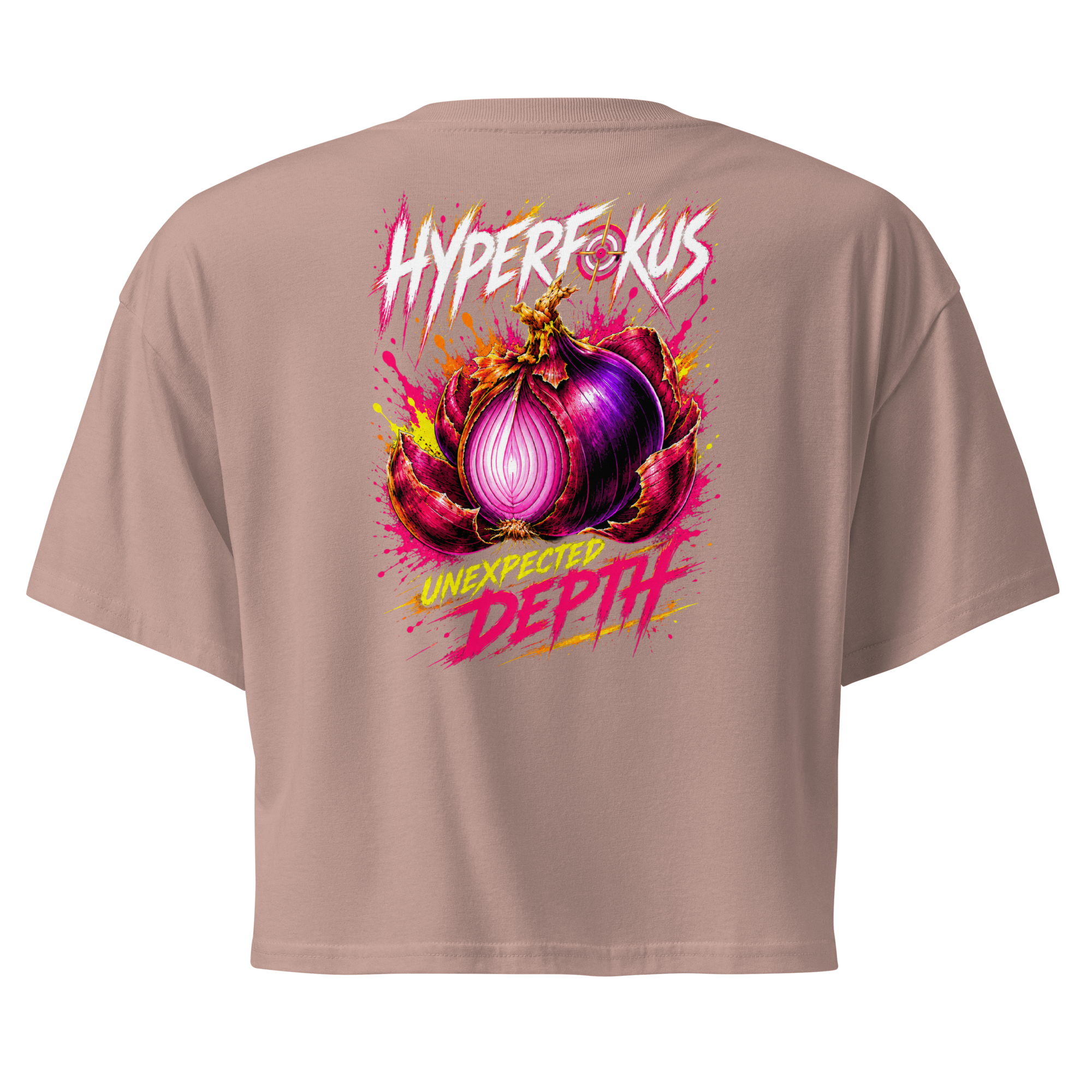 ADHS Hyperfokus Unexpetcted Depth Damen-Crop-Top