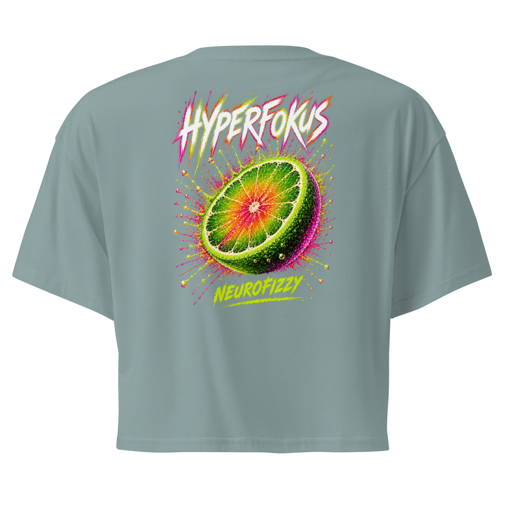 ADHS Hyperfokus Neurofizzy Damen-Crop-Top