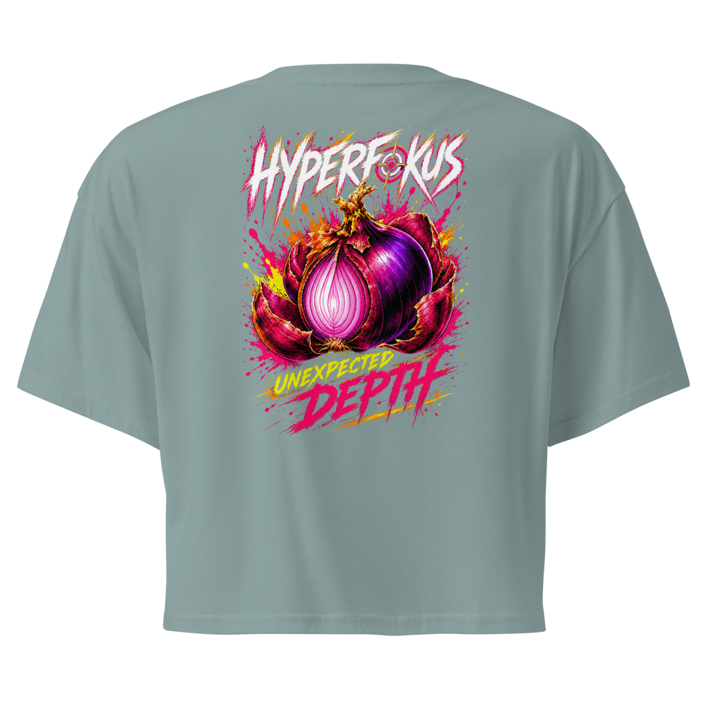 ADHS Hyperfokus Unexpetcted Depth Damen-Crop-Top