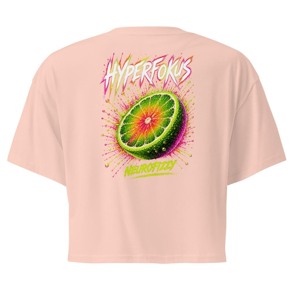 ADHS Hyperfokus Neurofizzy Damen-Crop-Top