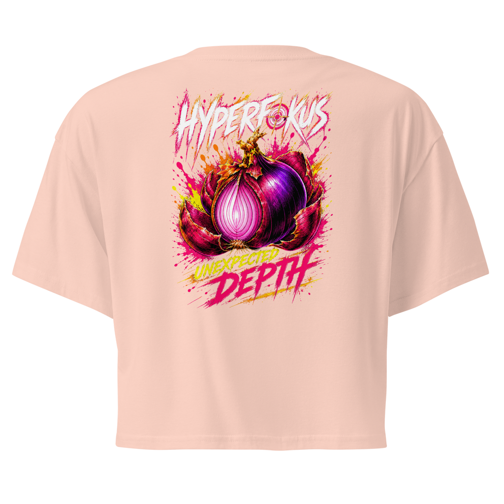 ADHS Hyperfokus Unexpetcted Depth Damen-Crop-Top