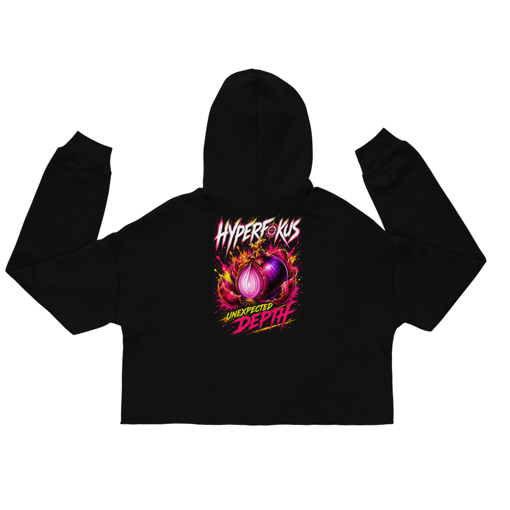ADHS Hyperfokus Unexpetcted Depth Crop Hoodie