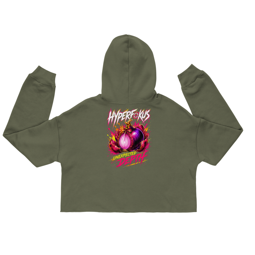 ADHS Hyperfokus Unexpetcted Depth Crop Hoodie
