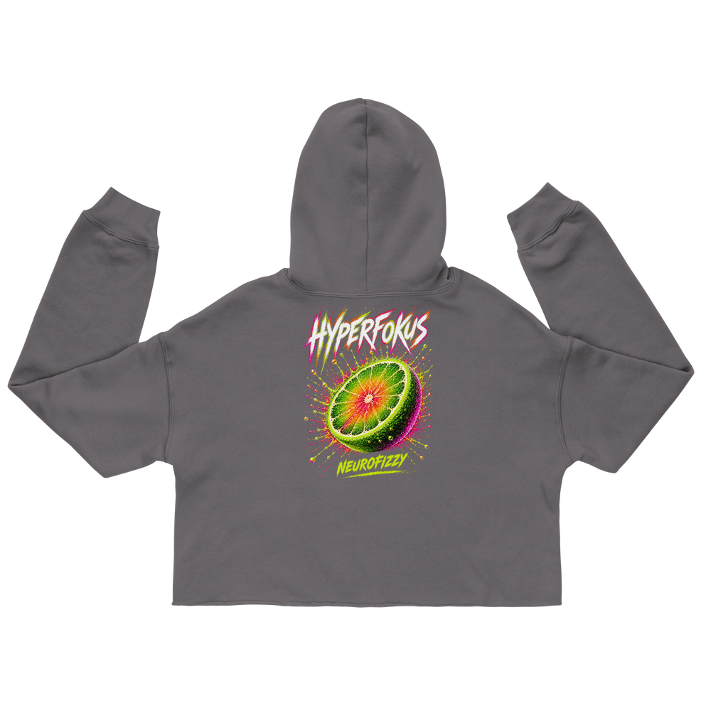 ADHS Hyperfokus Neurofizzy Crop Hoodie