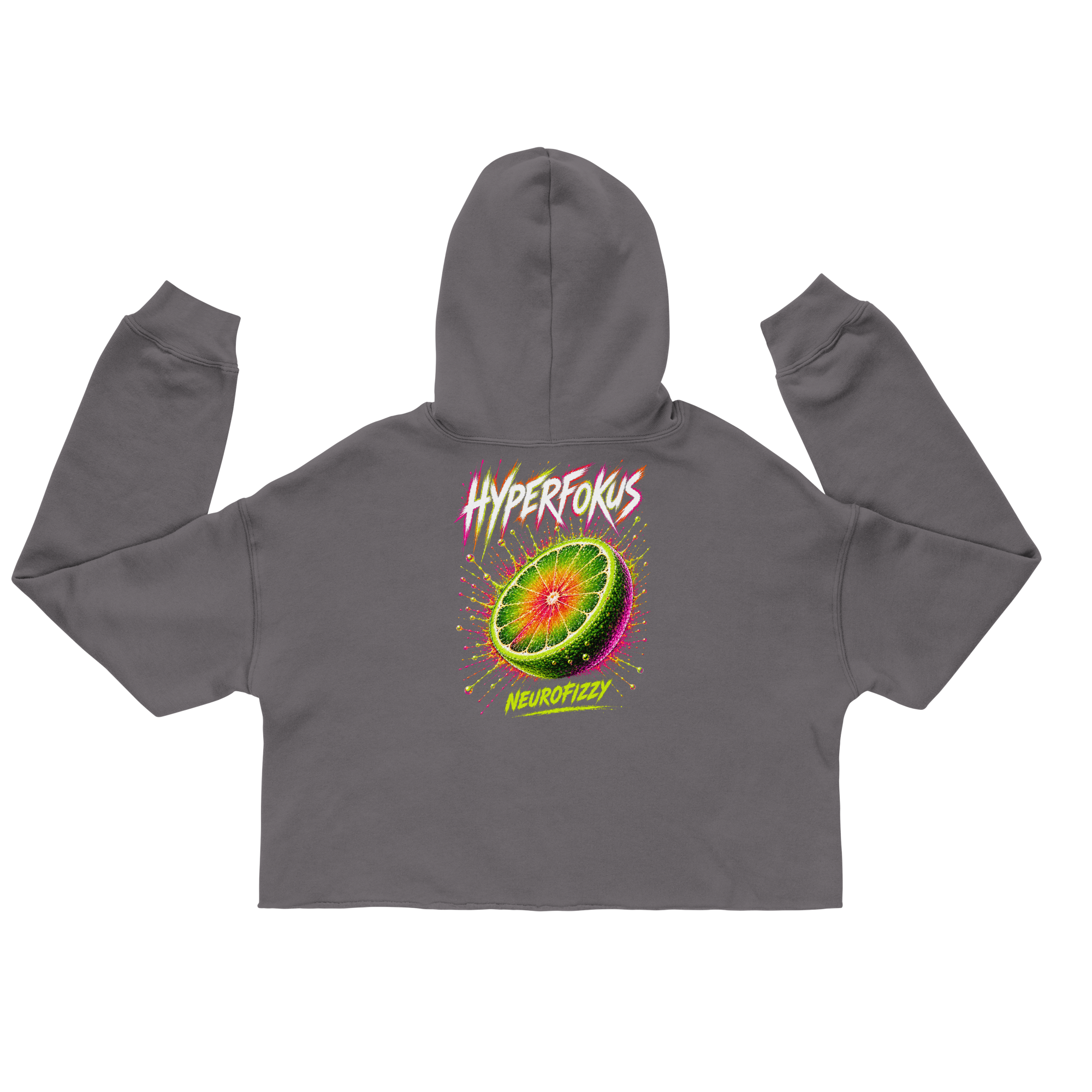ADHS Hyperfokus Neurofizzy Crop Hoodie