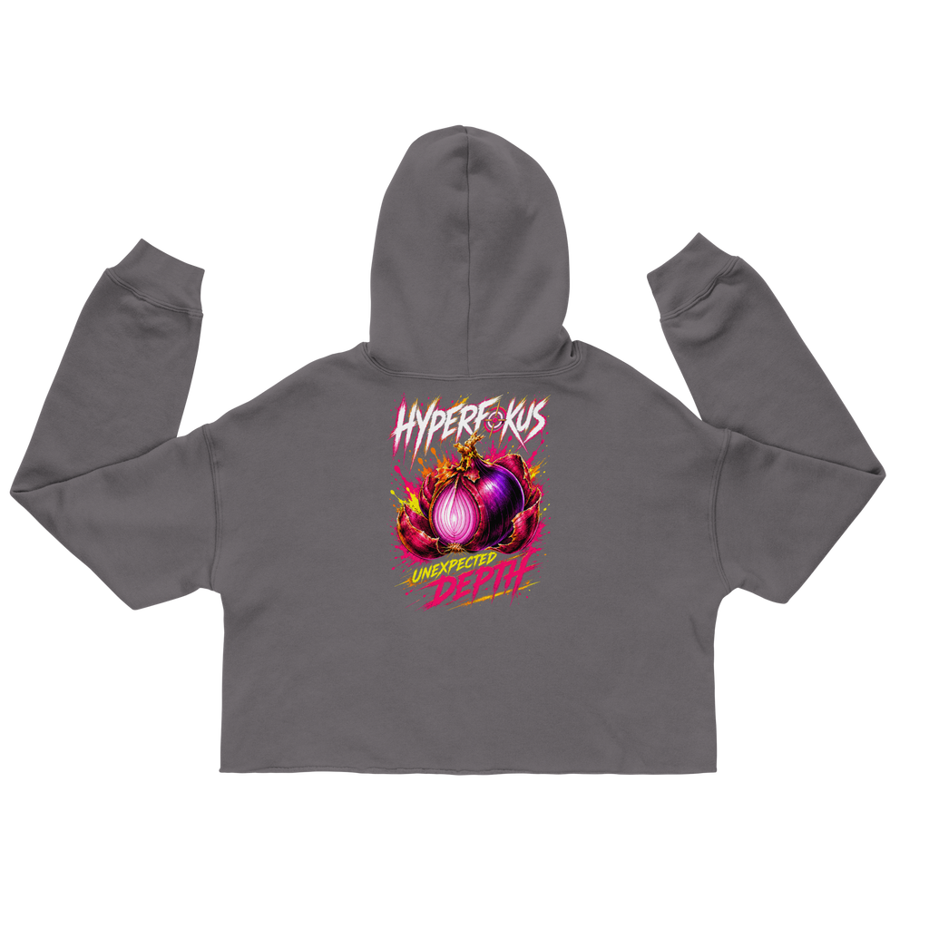 ADHS Hyperfokus Unexpetcted Depth Crop Hoodie