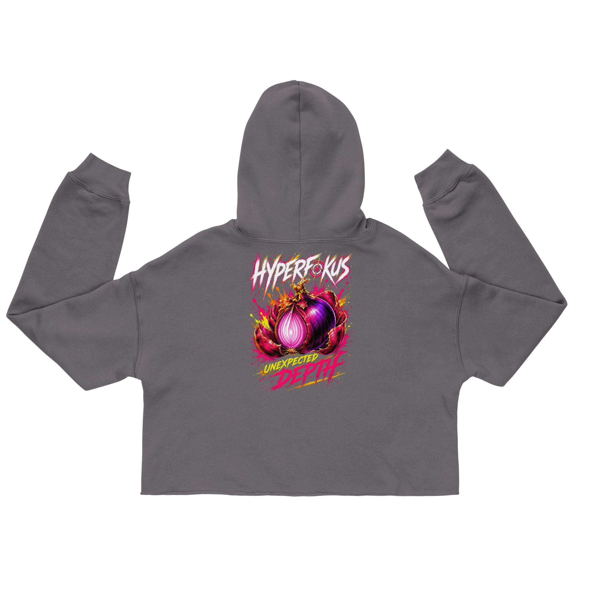 ADHS Hyperfokus Unexpetcted Depth Crop Hoodie